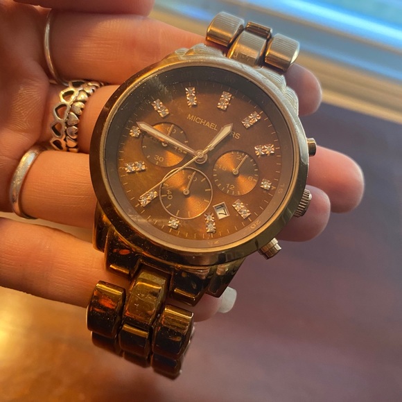 Michael Kors Accessories - Bronze Michael Kors Watch